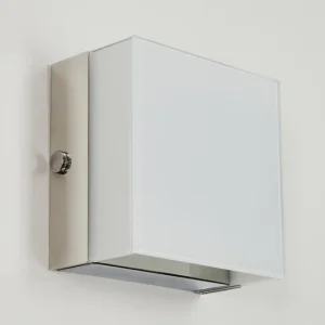 hofstein Applique murale Metaghan LED Chrome, 1 lumière* Lampes En Verre