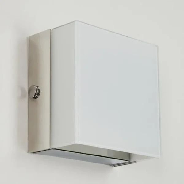 hofstein Applique murale Metaghan LED Chrome, 1 lumière* Lampes En Verre