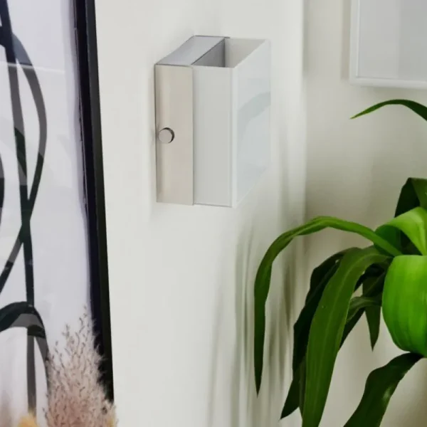 hofstein Applique murale Metaghan LED Chrome, 1 lumière* Lampes En Verre
