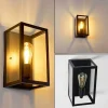 hofstein Applique murale Moatize Noir, 1 lumière* Lampes En Verre