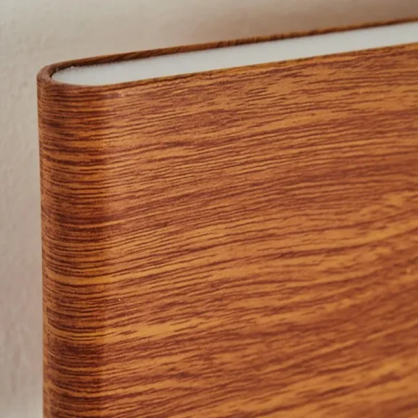 hofstein Applique murale Mosambik LED Brun, Bois foncé, Nickel mat, 1 lumière* Lampes Modernes