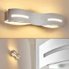 hofstein Applique murale Nagold LED Chrome, Nickel mat, 1 lumière* Lampes Modernes