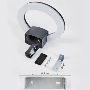 hofstein Applique murale Nevis LED Anthracite, 1 lumière* Lampes Modernes