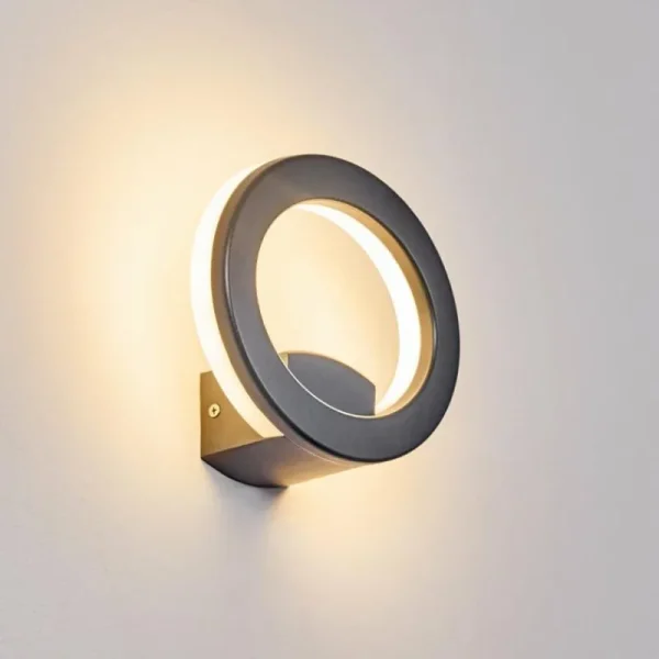 hofstein Applique murale Nevis LED Anthracite, 1 lumière* Lampes Modernes