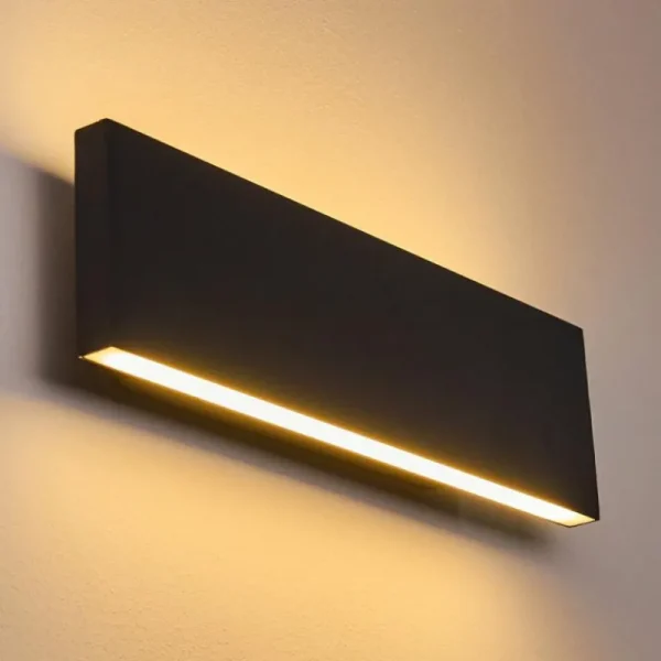 hofstein Applique murale Obion LED Anthracite, 2 lumières* Lampes Modernes