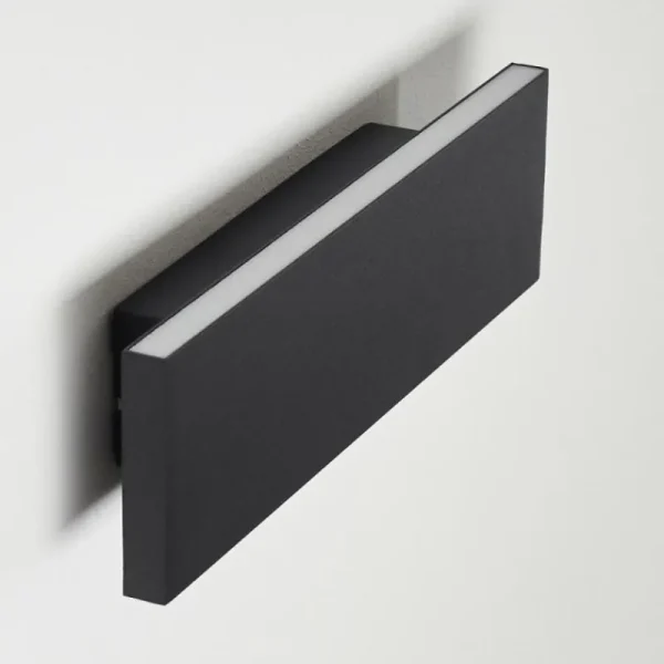 hofstein Applique murale Obion LED Anthracite, 2 lumières* Lampes Modernes