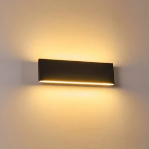 hofstein Applique murale Obion LED Anthracite, 2 lumières* Lampes Modernes