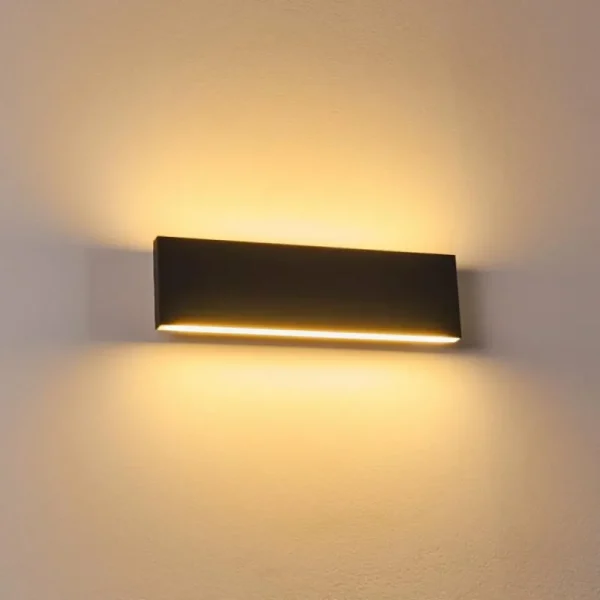 hofstein Applique murale Obion LED Anthracite, 2 lumières* Lampes Modernes