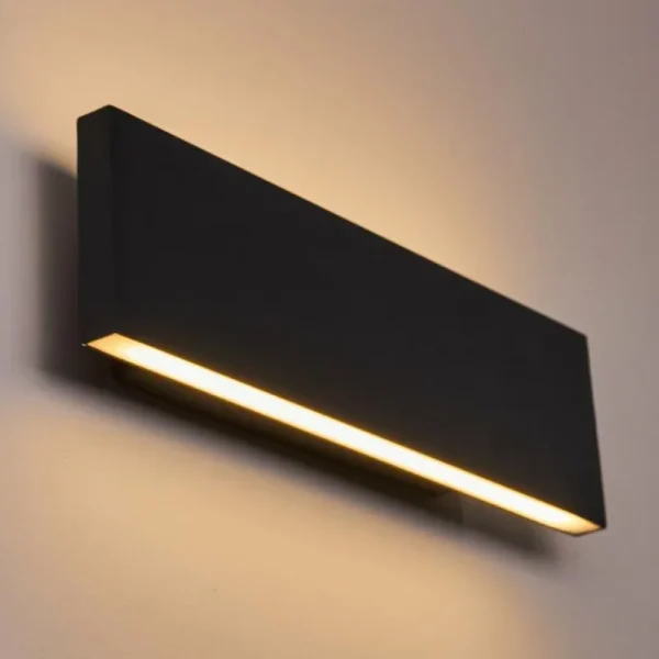 hofstein Applique murale Obion LED Anthracite, 2 lumières* Lampes Modernes