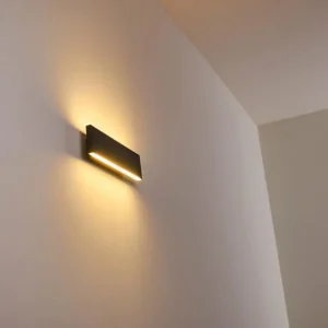 hofstein Applique murale Obion LED Anthracite, 2 lumières* Lampes Modernes