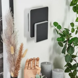 hofstein Applique murale Orchaise LED Noir, Blanc, 1 lumière* Lampes Modernes