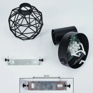 hofstein Applique murale Palmira Noir, 1 lumière* Lampes Modernes
