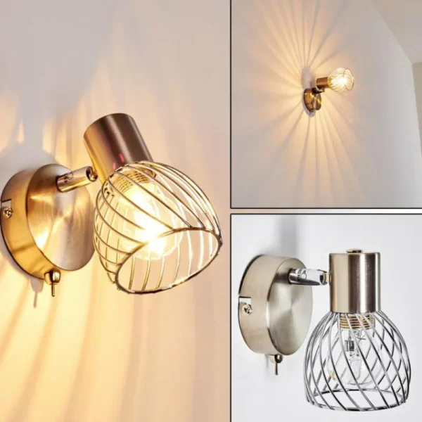 hofstein Applique murale Parado Nickel mat, 1 lumière* Lampes Modernes