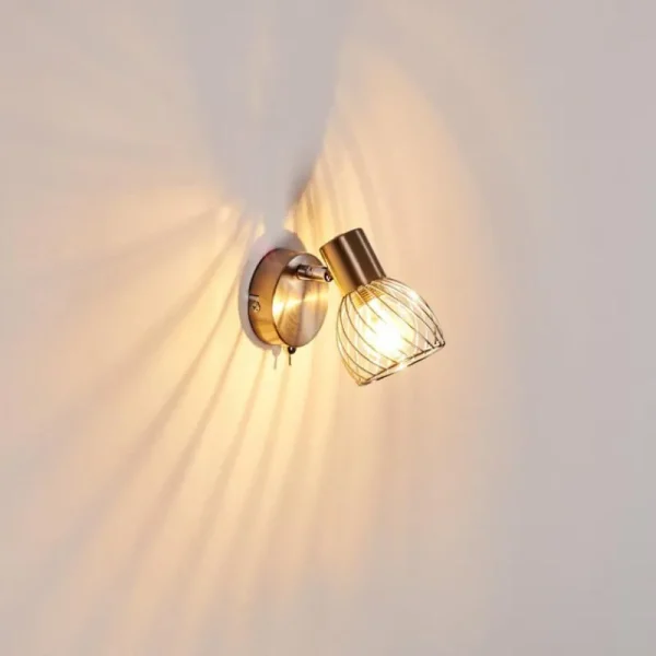hofstein Applique murale Parado Nickel mat, 1 lumière* Lampes Modernes