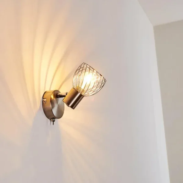 hofstein Applique murale Parado Nickel mat, 1 lumière* Lampes Modernes