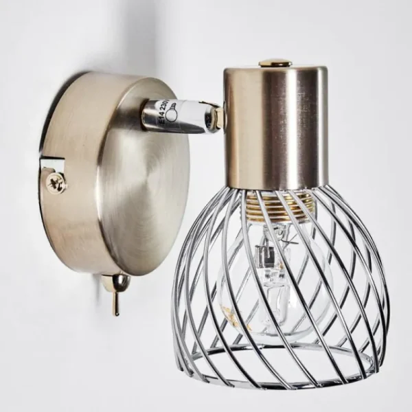 hofstein Applique murale Parado Nickel mat, 1 lumière* Lampes Modernes