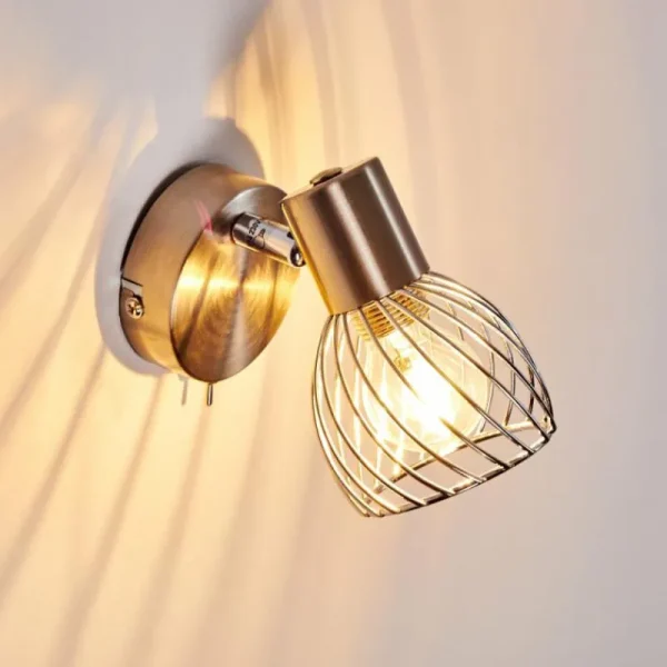 hofstein Applique murale Parado Nickel mat, 1 lumière* Lampes Modernes