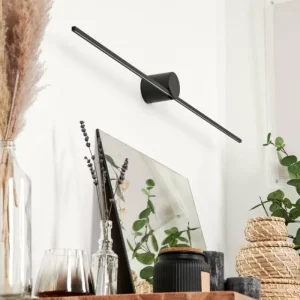 hofstein Applique murale Puharila LED Noir, 1 lumière* Lampes Modernes