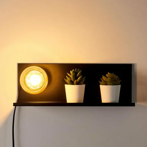 hofstein Applique murale Reftele Noir, 1 lumière* Lampes Modernes
