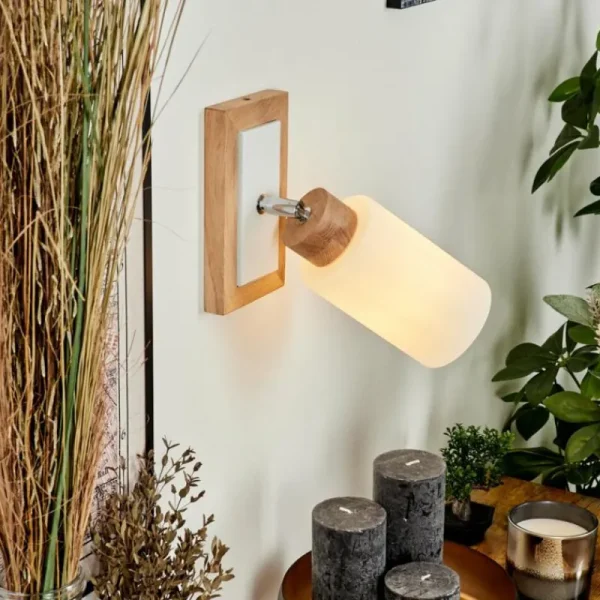 hofstein Applique murale Represita Chrome, Écru, Blanc, 1 lumière* Lampes Modernes