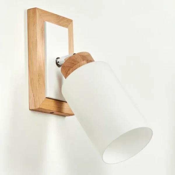 hofstein Applique murale Represita Chrome, Écru, Blanc, 1 lumière* Lampes Modernes