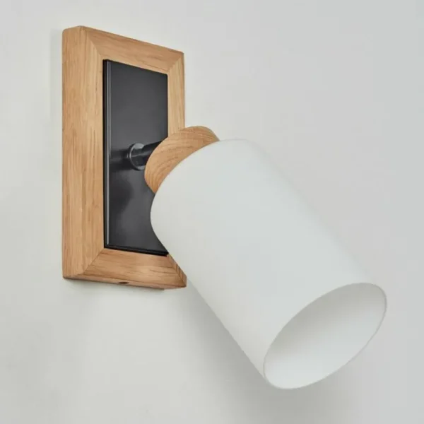 hofstein Applique murale Represita Chrome, Écru, Noir, 1 lumière* Lampes Modernes