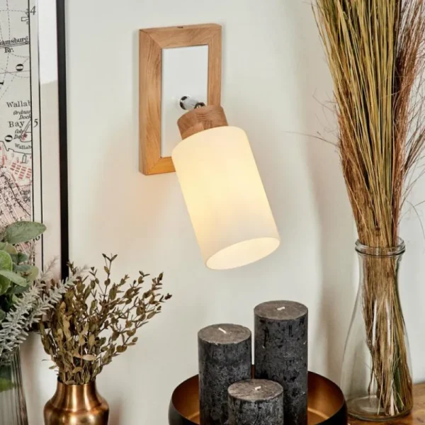 hofstein Applique murale Represita Chrome, Écru, Blanc, 1 lumière* Lampes Modernes
