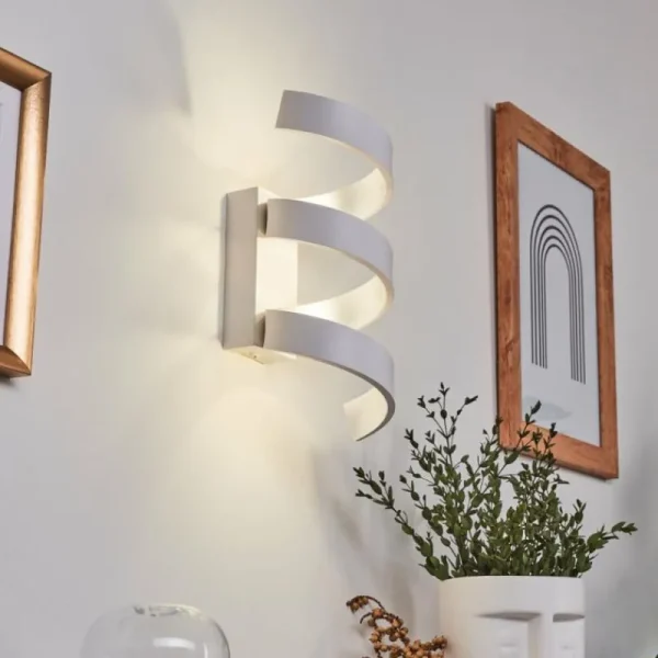 hofstein Applique murale Rezat LED Blanc, 3 lumières* Lampes Modernes