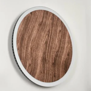 hofstein Applique murale Rocha LED Brun, Couleur bois, Noir, 1 lumière* Lampes Modernes