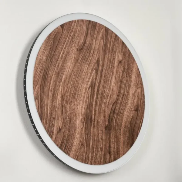 hofstein Applique murale Rocha LED Brun, Couleur bois, Noir, 1 lumière* Lampes Modernes