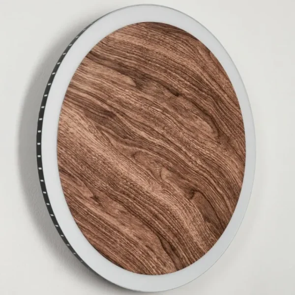 hofstein Applique murale Rocha LED Brun, Couleur bois, Noir, 1 lumière* Lampes Modernes