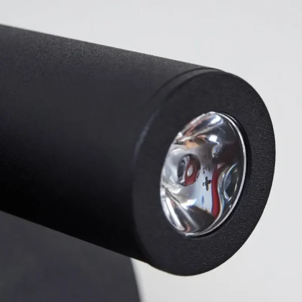 hofstein Applique murale Rukutu LED Noir, 2 lumières* Lampes Modernes