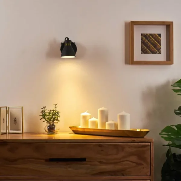hofstein Applique murale Salinas Noir, 1 lumière* Lampes Modernes