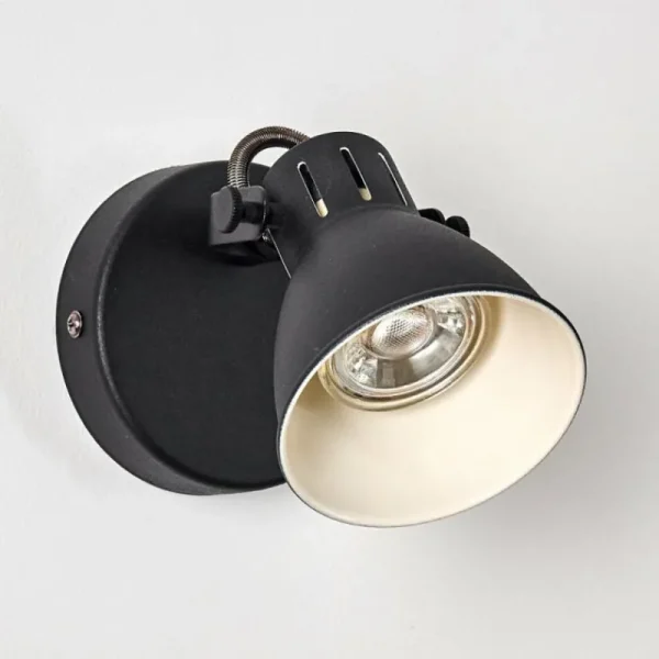 hofstein Applique murale Salinas Noir, 1 lumière* Lampes Modernes