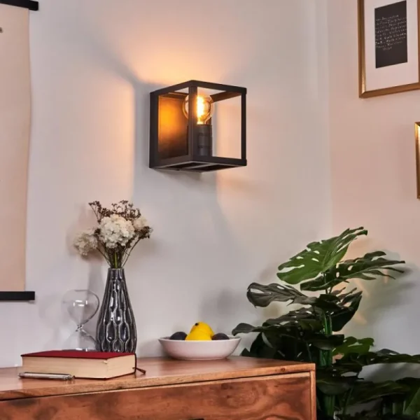 hofstein Applique murale Salla Noir, 1 lumière* Lampes Modernes