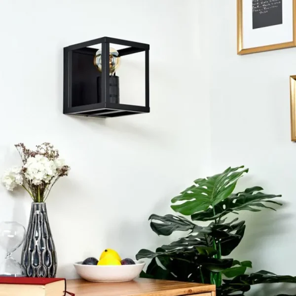 hofstein Applique murale Salla Noir, 1 lumière* Lampes Modernes