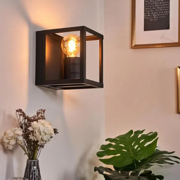 hofstein Applique murale Salla Noir, 1 lumière* Lampes Modernes