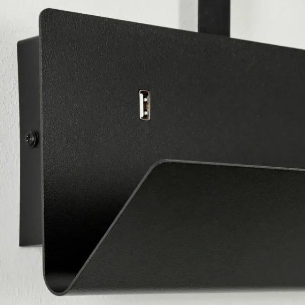 hofstein Applique murale Sarnen Noir, 1 lumière* Lampes Modernes