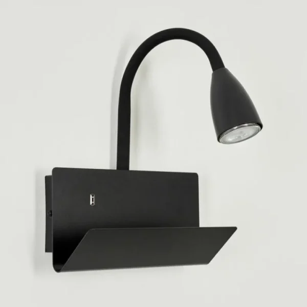 hofstein Applique murale Sarnen Noir, 1 lumière* Lampes Modernes