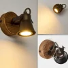 hofstein Applique murale Skodsbol Bois foncé, Noir, 1 lumière* Lampes Modernes
