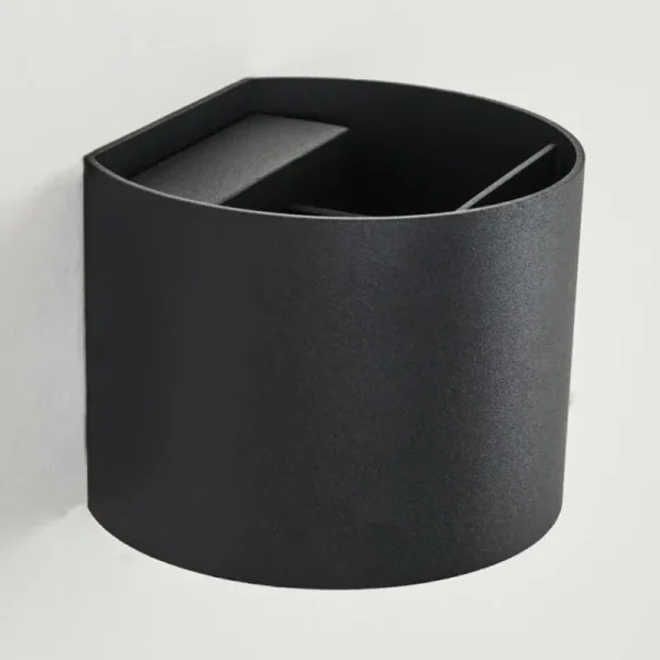 hofstein Applique murale Strandaa LED Noir, 2 lumières* Lampes Modernes