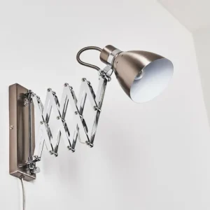 hofstein Applique murale Stranderott Chrome, Acier inoxydable, 1 lumière* Lampes Modernes