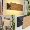 hofstein Applique murale Syar LED Noir, 1 lumière* Lampes Modernes