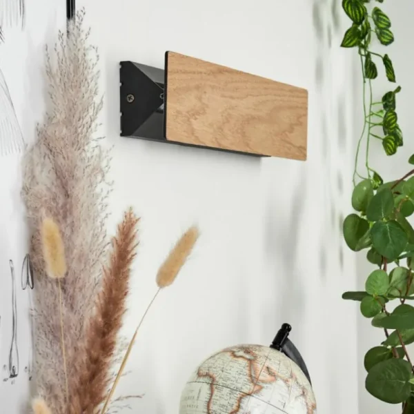hofstein Applique murale Syar LED Noir, 1 lumière* Lampes Modernes
