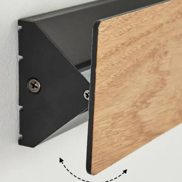 hofstein Applique murale Syar LED Noir, 1 lumière* Lampes Modernes