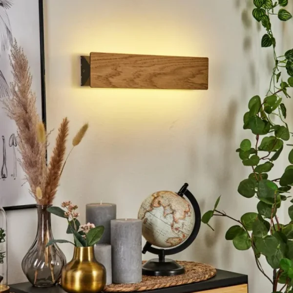 hofstein Applique murale Syar LED Noir, 1 lumière* Lampes Modernes