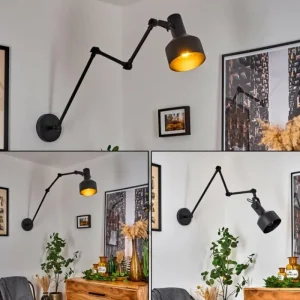 hofstein Applique murale Tablazos Noir, 1 lumière* Lampes Modernes