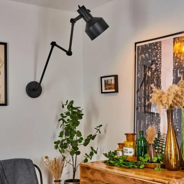 hofstein Applique murale Tablazos Noir, 1 lumière* Lampes Modernes
