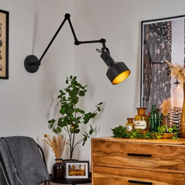hofstein Applique murale Tablazos Noir, 1 lumière* Lampes Modernes