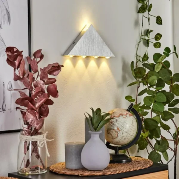 hofstein Applique murale Tapurai LED Argenté, 1 lumière* Lampes Modernes